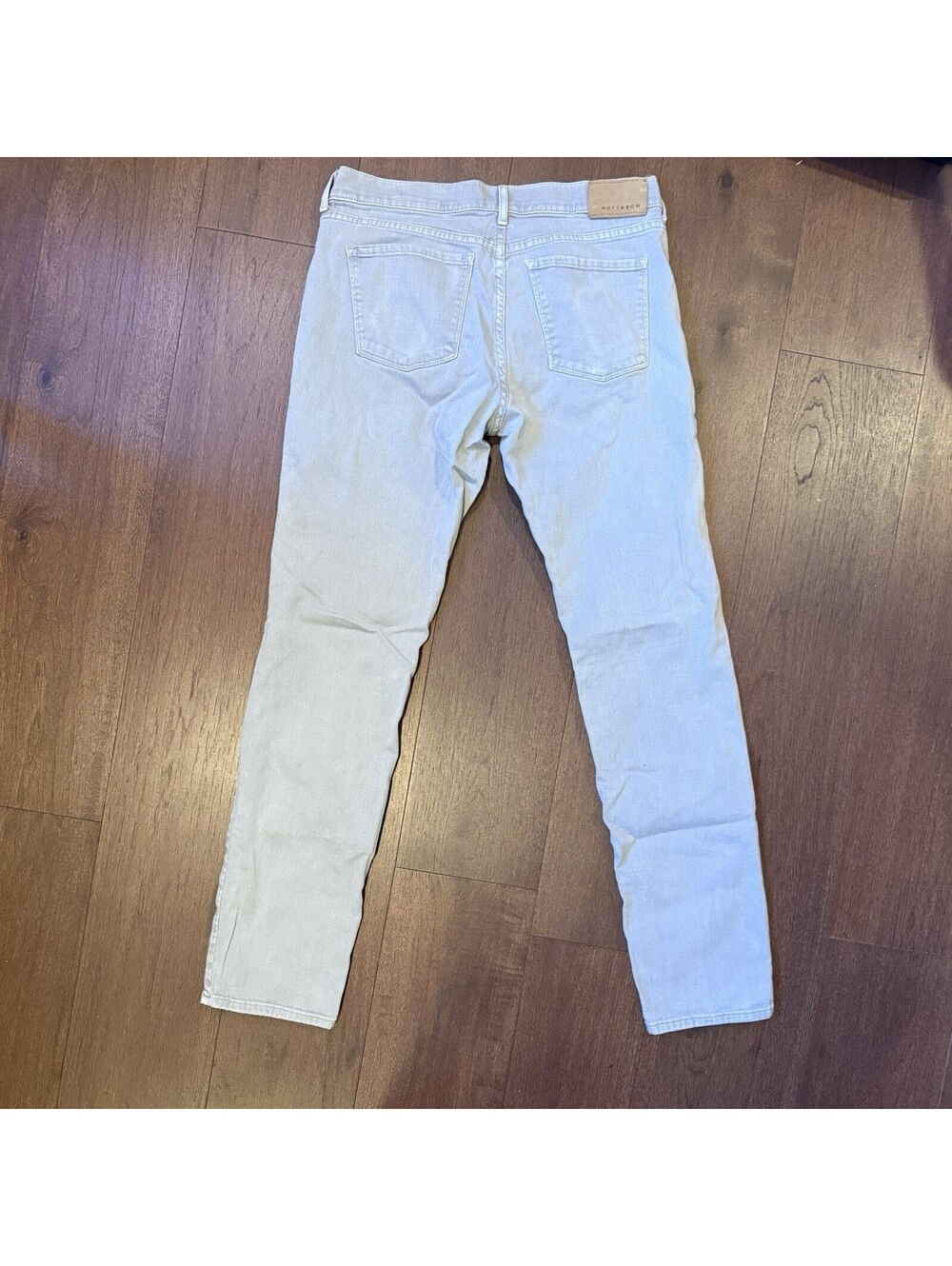 Mott & Bow Men’s Slim Fit Jeans Light Wash Blue Stretch Denim 5-Pocket - Picture 6 of 6